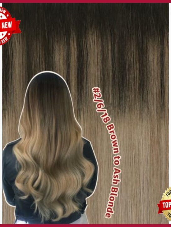 16 Inch Real Human Hair Clip Extensions 6pcs 100g Straight Double Drawn